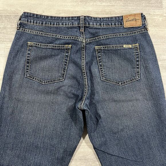 VTG Y2K LEVIS Blue Jeans Women's Misses 10 Medium Low Rise Bootcut 34X30.5 - Picture 10 of 11